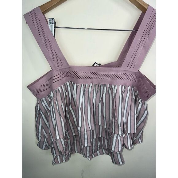 Soncy Plus Piped Mesh And Cotton Cami (Soncy size 0) - Picture 9 of 10